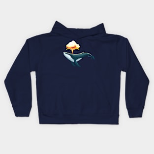 Nuclear Whale Kids Hoodie